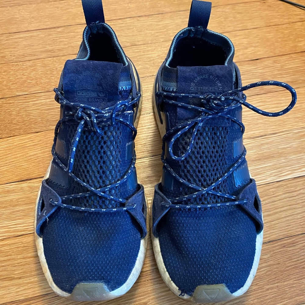 Adidas blue sneakers 8.5
